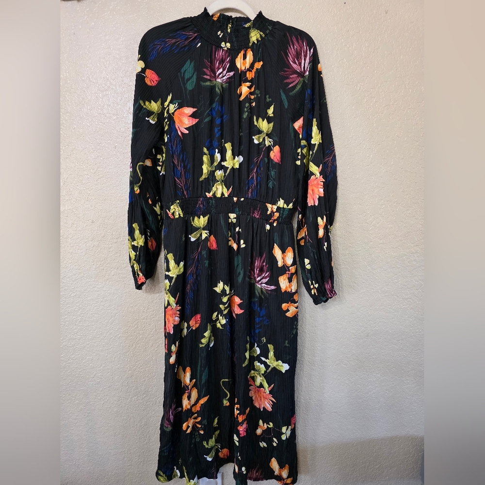 a new day Multicolor Floral Long Sleeve Dress